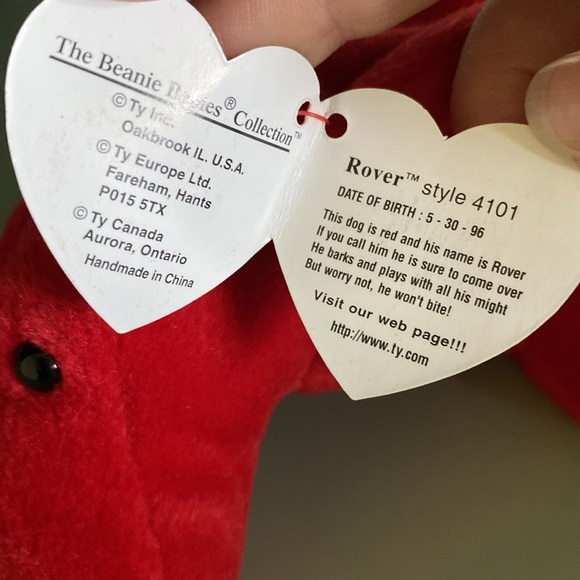 Beanie Baby TY Rover 1996 Vintage - Picture 7 of 7